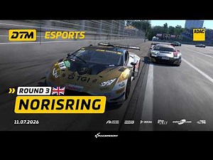 LIVE: DTM eSports Championship 2026 – Norisring | The Digital Street Circuit Thriller 🏁🎮
