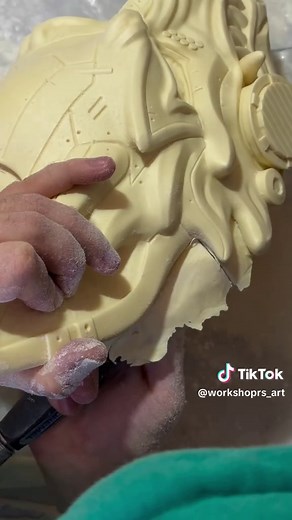 Custom Cyberpunk Wolf Mask Creation Process