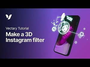 Make a 3D Instagram filter in Vectary | Creating 3D objects for Spark AR