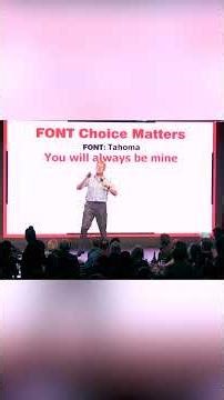 Font choice matters people! | Don McMillan Comedy