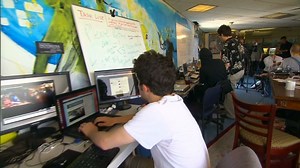 NATO protesters set up media center