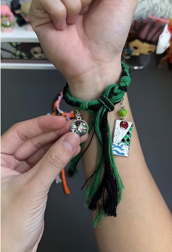 Handmade Demon Slayer Inspired Bracelet Collection