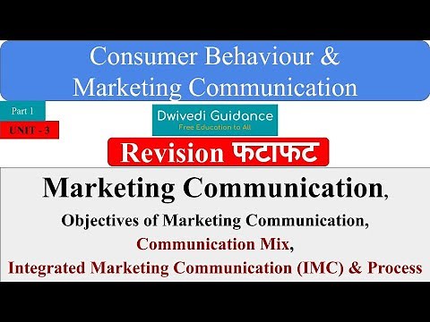 Marketing Communication, Integrated Marketing Communication,IMC,Objective of Marketing Communication