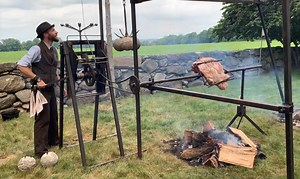 Wedding Caterers Heat Things Up With Open Wood Fires