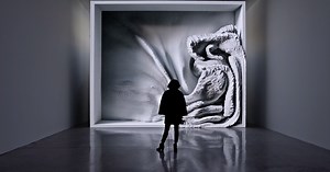 melting memories: large data sculptures show you the inner workings of the brain
