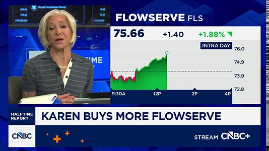 Trade Tracker: Karen Firestone buys more Flowserve