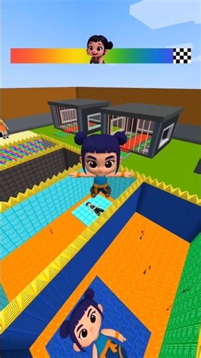 KPop Demon Hunters Vs Squid Game Lava Jump (Part 18) #shorts #minecraft #sodapop