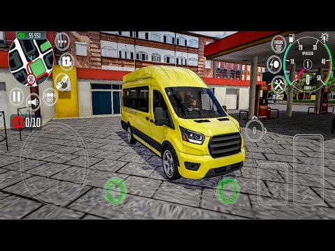 Realistic Ford Transit Van City Driving Simulator - Driving School Simulator EVO - Android Gameplay