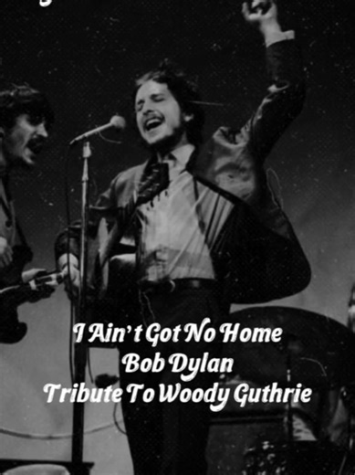 El regreso de Bob Dylan a los escenarios de la mano al tributo de Woody Guthrie en 1968. I Ain't Got No Home #bobdylan #woodieguthrie #folk #iaintgotnohome #newyork