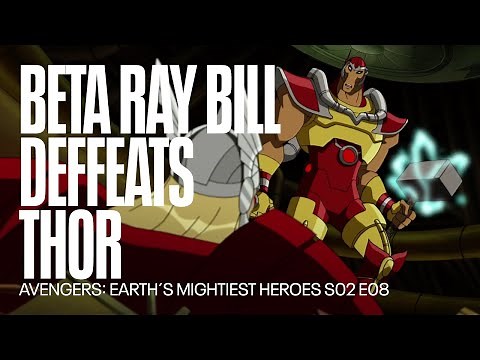 Beta Ray Bill defeats Thor | Avengers: Earth´s Mightiest Heroes