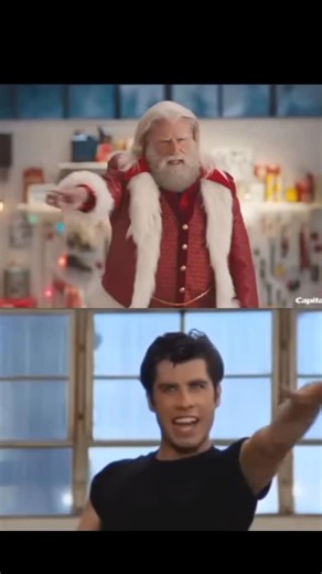 Stella Plata on Instagram: "John Travolta recreates 'Greased Lightnin' as Santa in latest Capital One Commercial 🎅🕺💯🎵🎶 Happy Sunday everyone 🥰🙌🎶🎵 #grease #johntravolta #santaclaus #oldisgold #christmastime"