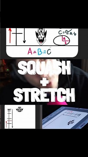 SQUASH & STRETCH #arttips #2danimation #animation