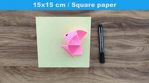 Creative Paper Toys for Kids: Pacman Origami Craft