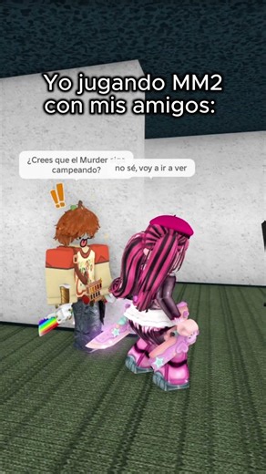 YO JUGANDO MM2 CON MIS AMIGOS 😭 #roblox #mm2 #murdermistery2 #humor