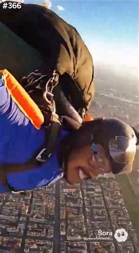 Skydiving over Mexico City