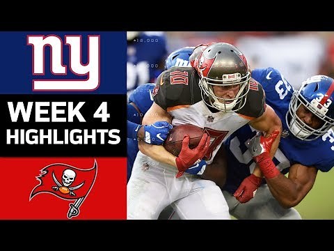 Giants vs. Buccaneers | NFL Week 4 Game Highlights