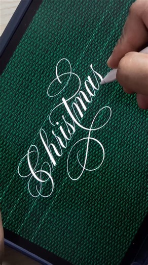 Abhay Pratap Singh Rathore on Instagram: "Christmas Greetings Day 7🎅🏻 Using my Copperplate Brush with Procreate on iPad Pro (2021) You can get this brush from my etsy shop, right now it’s available at 50% off. Visit abhaycalligraphyshop.etsy.com or calligraphycart.com/shop If you can’t find it, just drop DM and I’ll share the link with you. #calligraphy #lettering #procreate #ipadlettering #digitalcalligraphy #copperplate"