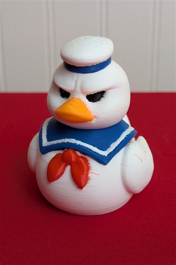Stay Puft Marshmallow Duck – 3D Printed Duck Collectible - Etsy