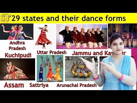 29 states and their dance forms | all state and their dance | dance name #SasuFunEasyLearning