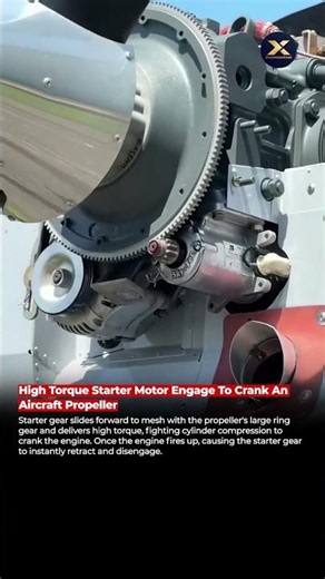 How an Airplane Bendix Starter Gear Works