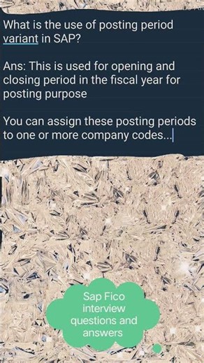 what is posting period variant in SAP fico#sap#sapfico#sapficotutorial#sapficoconfiguration#bcomjobs