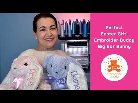 Perfect Easter Gift! Embroider Buddy Big Ear Bunny