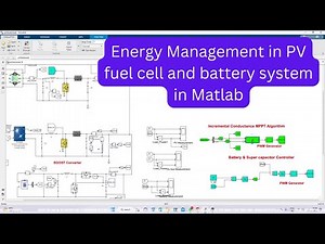 Energy Management in PV Fuel Cell and Battery System in MATLAB | PV Fuel Cell and Battery System