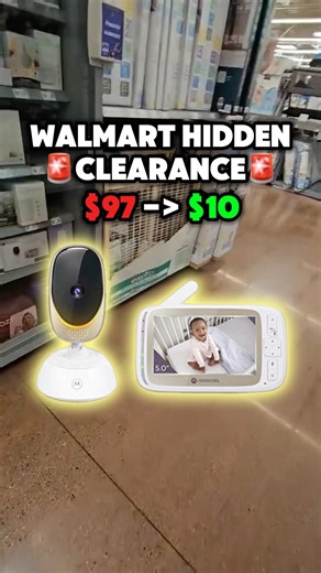 WALMART CLEARANCE FIND $97 BABY MONITOR CAMERA FOR $10😱