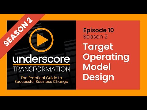 Target Operating Model Design