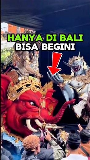 Ogoh Ogoh Only in Bali 🗿😱 #shorts