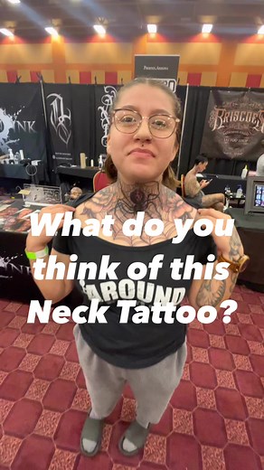 #necktattoo #tattoolovers #inked #tattooinspiration #tattooreels #tattoovideos #tattooedwomen | Tattoo Lovers