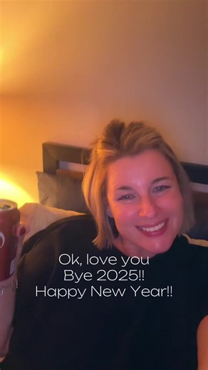 Happy New Year! Ringing it in with a crispy @Dr Pepper in bed! #newyear #happynewyear #foryoupage #fyp Happy New Year 2026 Bye 2025