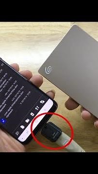 How to connect external hard drive to Android Phone