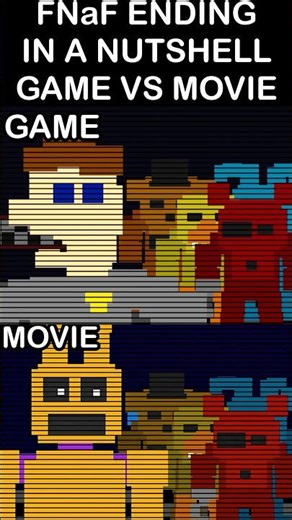 FNaF Ending Be Like: - GAME VS MOVIE