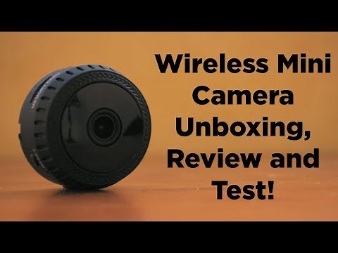 Wireless Mini Camera Unboxing, Review and Test!