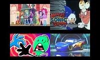 Mix of 4 videos from youtube : MLP:EG Movie Magic Adventures Of Sonic The Hedgehog And BFB 17 With Lightyear Lighting Squad Series