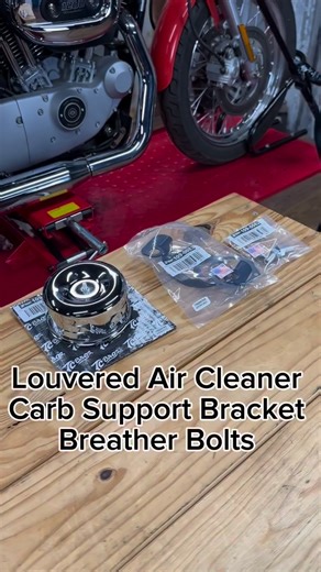 TC Bros. Louvered Air Cleaners. Shop Now: https://tcbros.com/products/tc-bros-chrome-louvered-air-cleaner-for-hd-cv-carbs-efi | TC Bros.