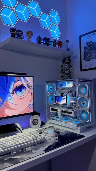 Stunning Blue Gaming Setup Ideas
