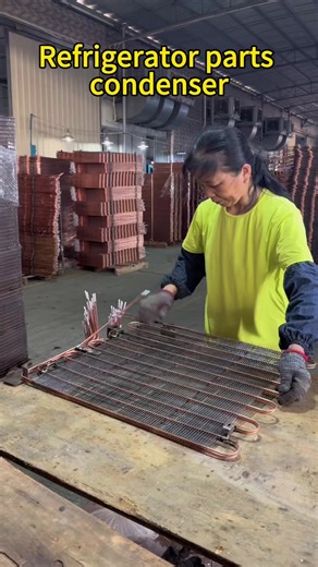 Refrigerator parts condenser #dryfilter#refrigeratorcondenser #refrigeratorevaporator #evaporator#tiktok