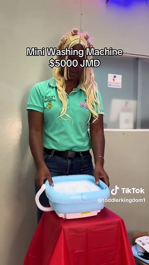 Mini Washing Machine perfect for washing baby clothes for only $5,000 JMD 🤗🎊 -comes with charger - color as seen -collapsible structure easy for travel and storage 📍Located at 48 West Street, Downtown Kingston FOLLOW US ON INSTAGRAM 🛍️🥳 #toddlerkingdom #jamaica #🇯🇲#kidsstore #affordable #foryoupage #brandnew #machine #fypp #minimachine #babytiktok #graco #washinachine #newbaby #mommyandme #babyswing #dadsoftiktok#parentsontiktok