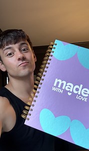 My new knitting and crochet journals are AVAILABLE FOR PREORDER! 📕 From tips and tutorials to project trackers to colorwork grids, it’s a great way to stay organized and capture the story behind every stitch! I hope you love it as much as I do, PREORDER here: https://www.bytomdaley.com/products/the-made-with-love-journal 💛💜🩵 | Made With Love By Tom Daley