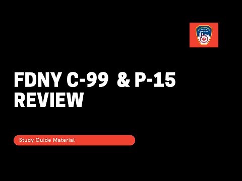 C99 and P15 FDNY Study