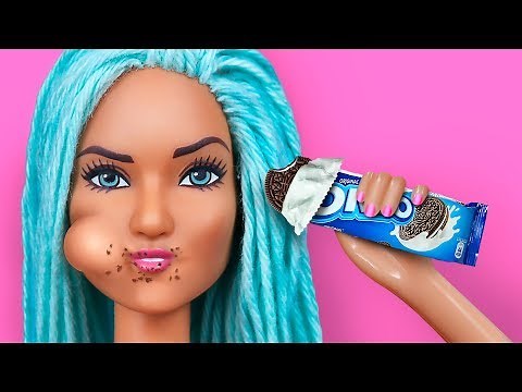 7 DIY Tiny Foods For Barbie That You Can Actually Eat / Clever Barbie Hacks And Crafts