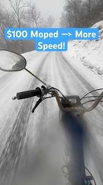 $100 Moped needs more SPEED! #moped #scooter #mechanic #shorts #smallengine #tomos #puch