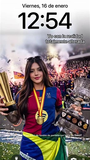 Fondo de pantalla de novia con tema de fútbol: tutorial