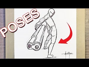 How to Draw Any Anime Pose Easily - Dynamic Poses!