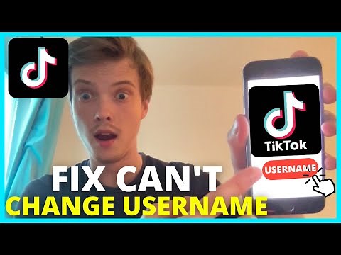 Fix I Can't Change My USERNAME On TikTok (2025)