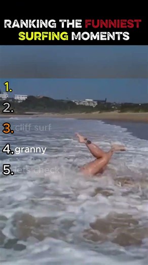 Ranking The Funniest Surfing Fails 😂 #surfing #fails #funny