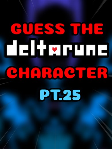 Guess the Deltarune Character in 30 Seconds!