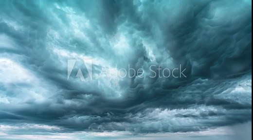 Overcast sky over an ocean landscape, creating a dramatic and moody scene with expansive views and a serene, subdued atmosphere. Seamless looping 4k time-lapse virtual video animation Generated AI